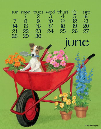 Dog Days : 2019 Calendars : Art For Everyday